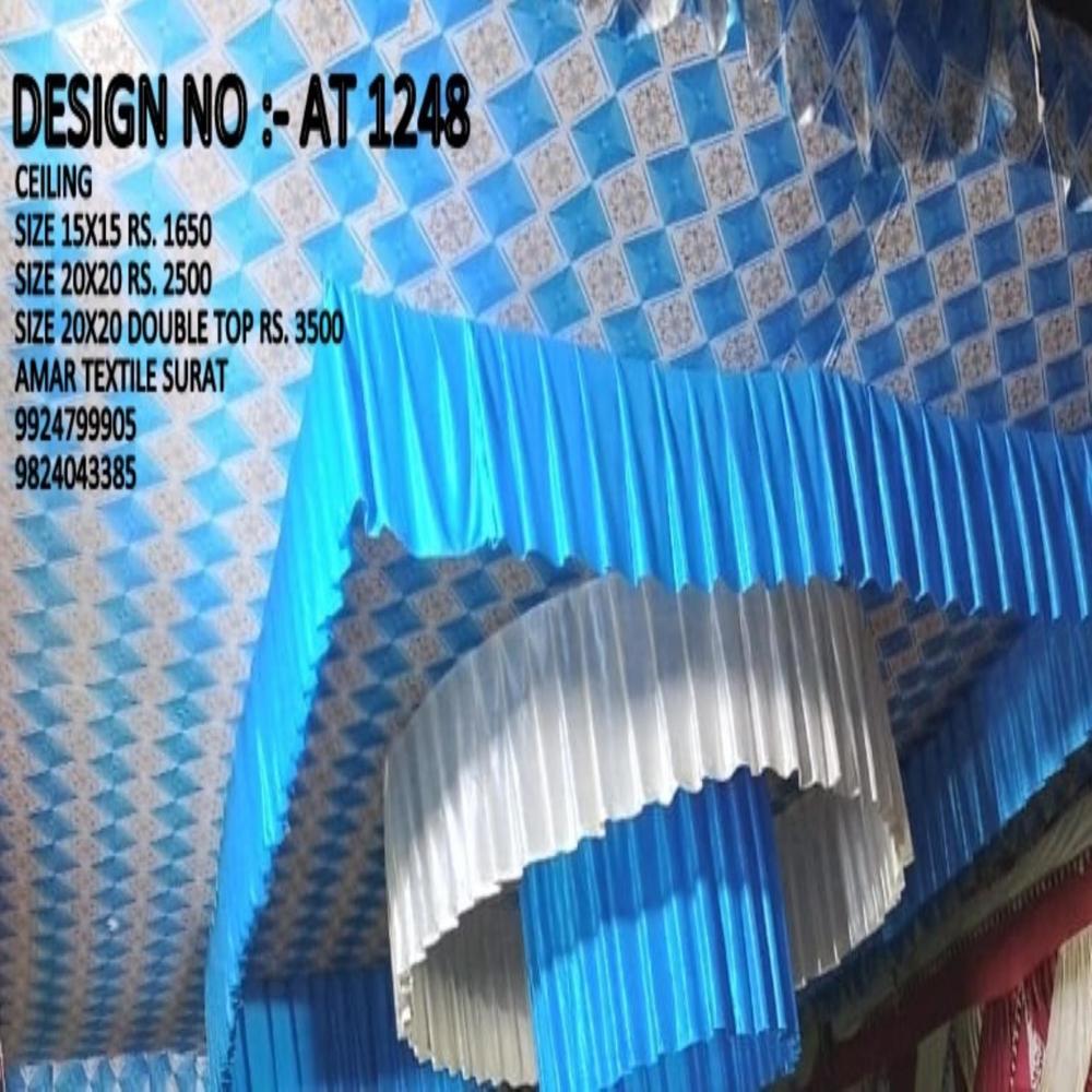 20x20 Tent Ceiling Design - Color: White