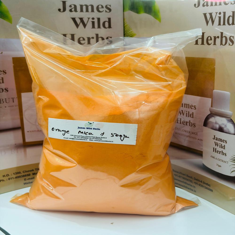 Orange Mica Powder - Ingredients: Herbal