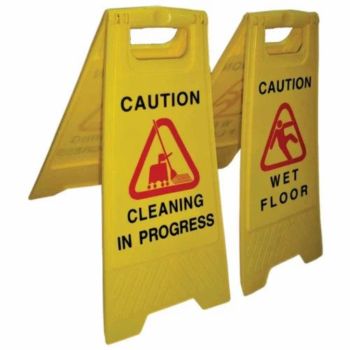 Caution Floor Stand - Material: Pvc