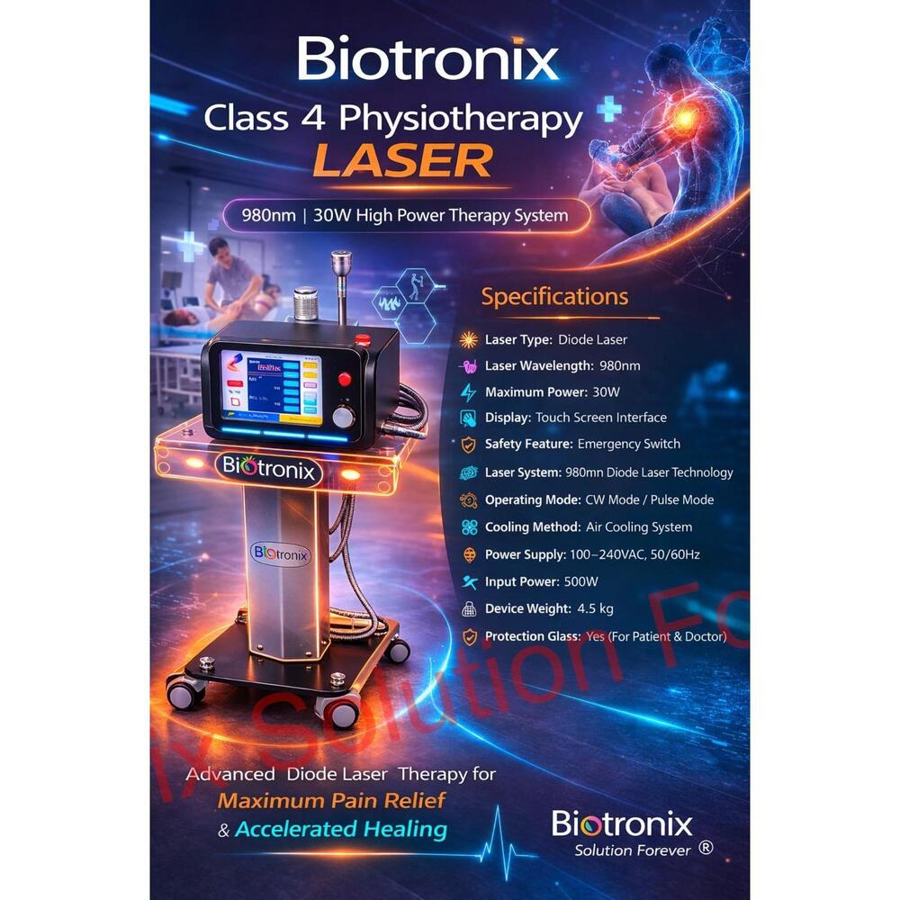High Intensity Class 4 Laser Therapy Device For Physiotherapy Centers ...