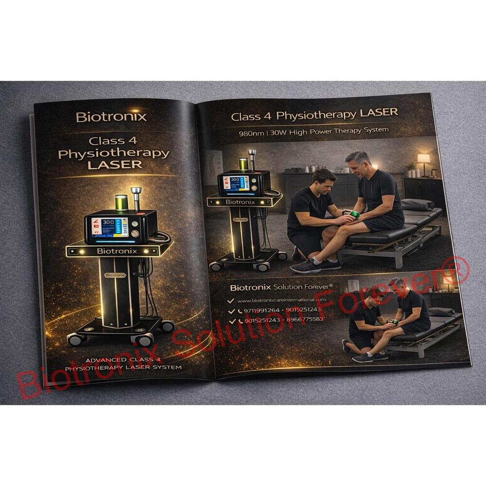 High Intensity Class 4 Laser Therapy Device for Physiotherapy Centers