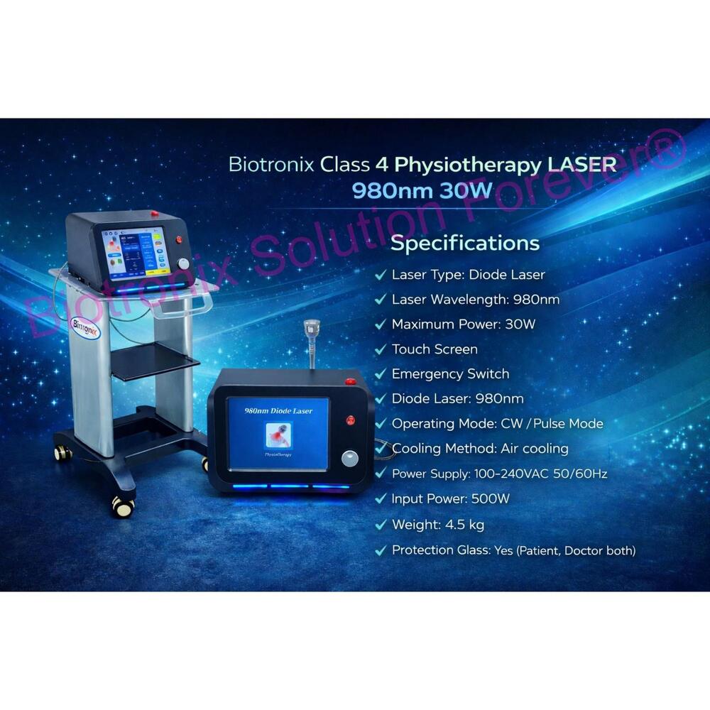 High Power Class IV Laser Therapy System for Physiotherapy Treatment