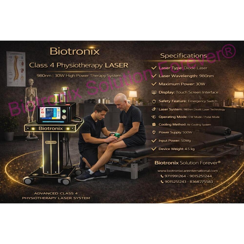 High Power Class IV Laser Therapy System for Physiotherapy Treatment