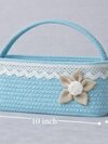 Beautiful  Crafted Handmade Basket - Color: Multi Colour