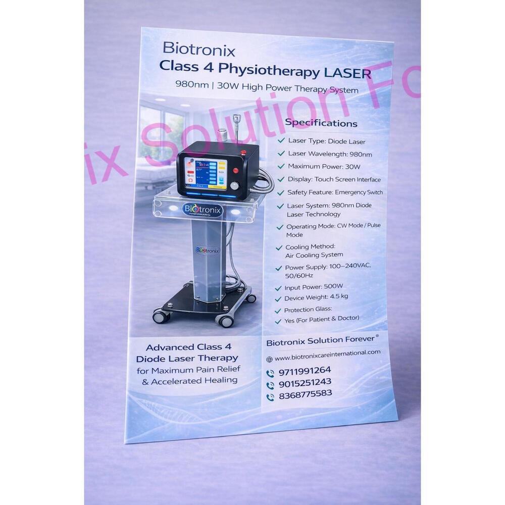 Clinical Class 4 Laser Physiotherapy Machine for Rehabilitation Centers