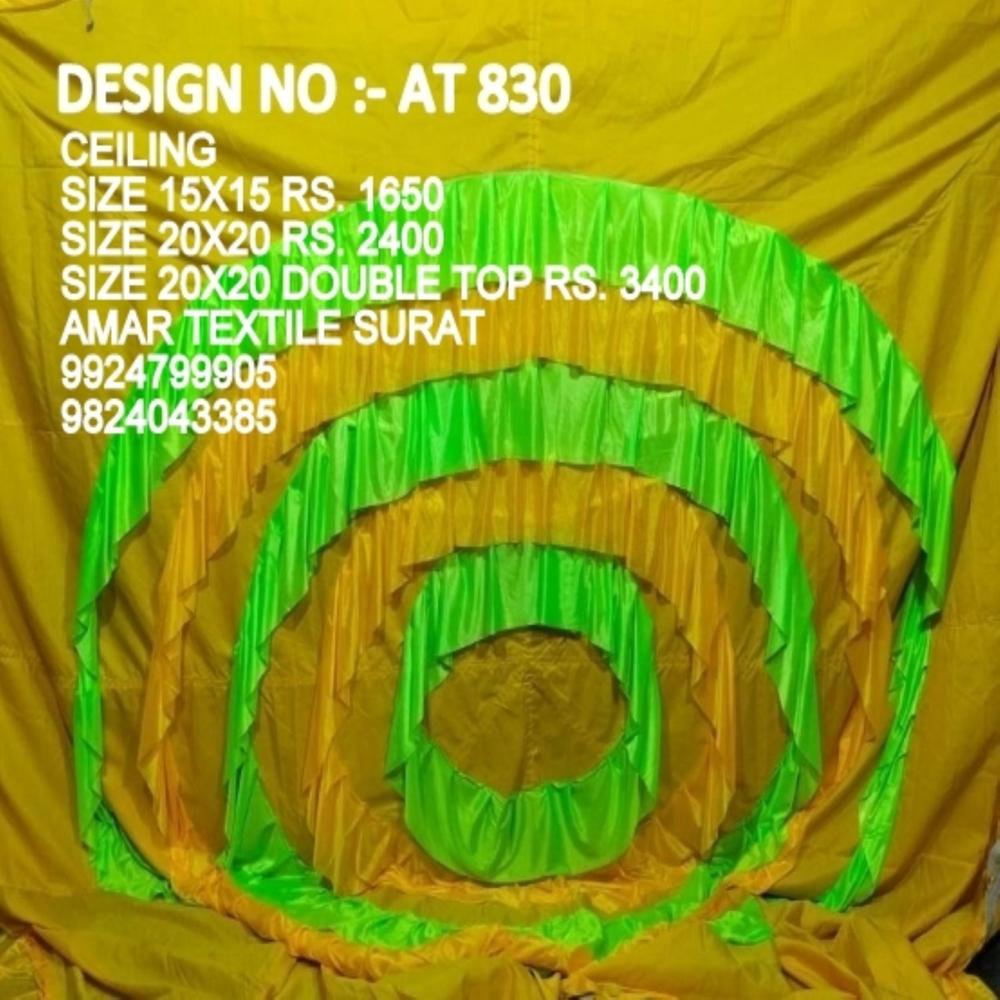 Single and Double top Tent ceiling decorations fabric
