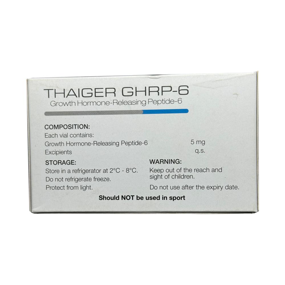 THAIGER PHARMA GHRP6, 5MG X 5 VIALS