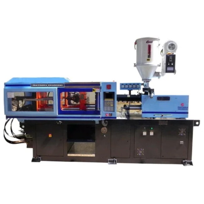 Horizontal Injection Moulding Machine - Color: Blue-grey