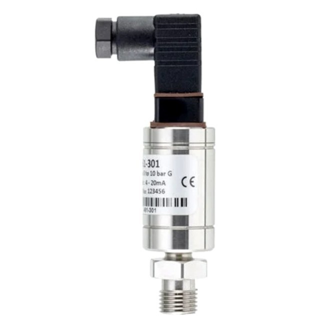 Electrical Pressure Transducer - Stainless Steel & Plastic , Silver-black Color For Industrial Panel Meter Usage