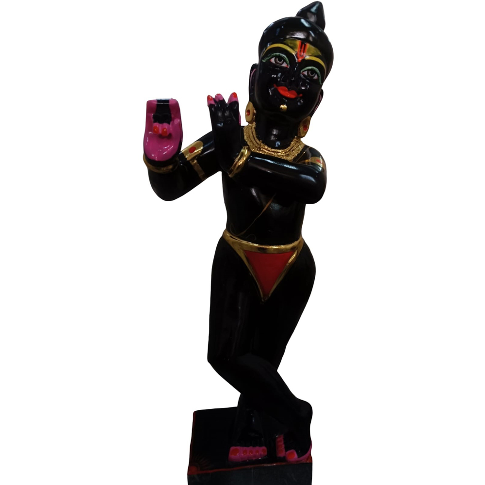 Black Marble Banke Bihari Statue