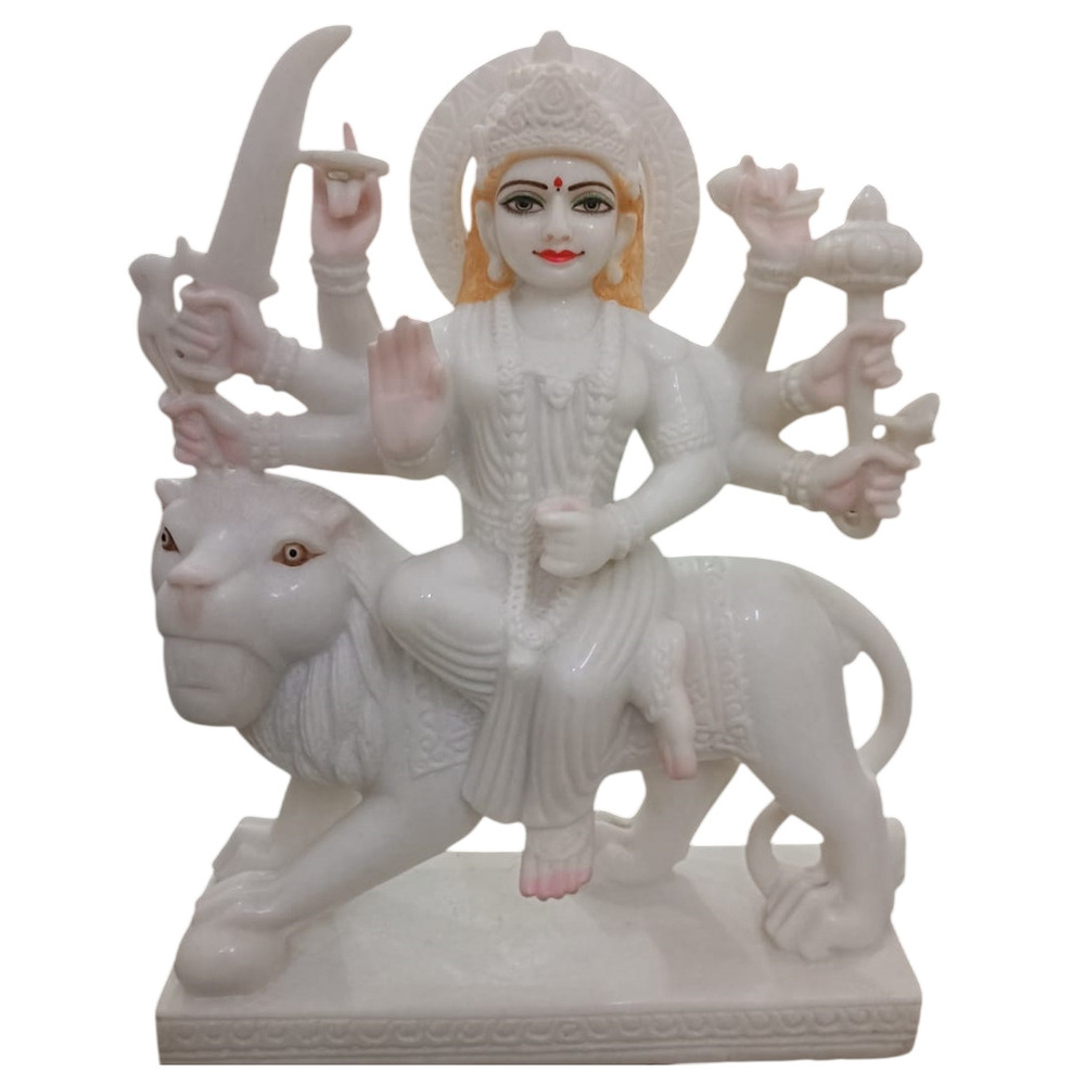 Vietnam Marble Durga Ji Statue