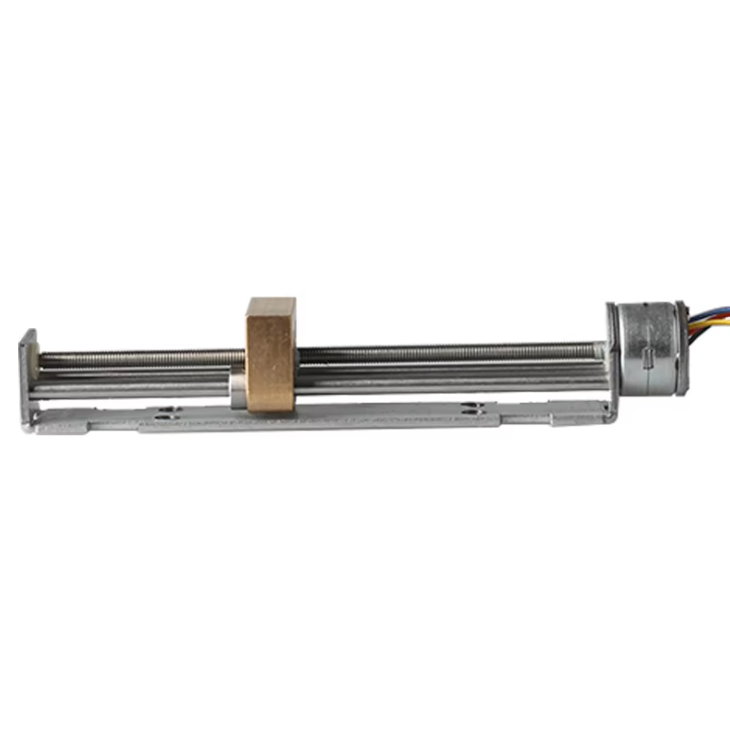 फैक्टरी सप्लाई 90MM हाइब्रिड 2-फेज 5V स्टेपर मोटर लिनियर बेयरिंग गाइड रेल एनलेज़र
