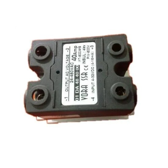Industrial Solid State Relay - High Power | Black, Industrial Usage, Solid State Relay Theory, Warranty Included