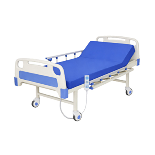 FUR-135 Semi Fowler Bed Electric With Abs Panels, Aluminium Side Railings, Wheels And Mattress