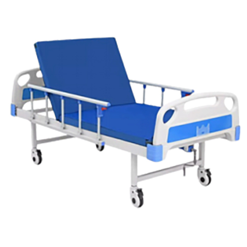 FUR-133 Semi Fowler Bed With Abs Panels, Aluminium Side Railings, Wheels And Mattress