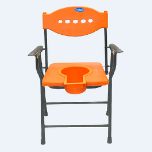 CC-004 Orange Color Commode Chair With Pot