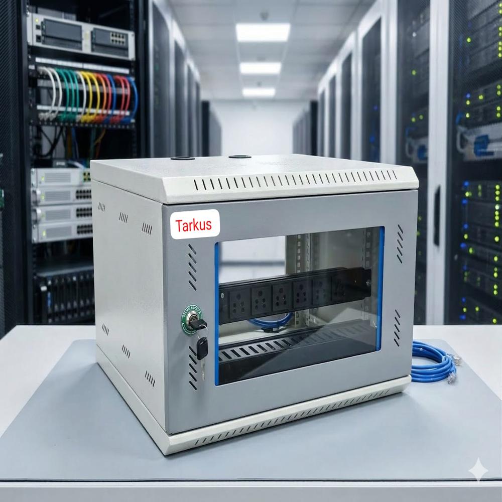 6u Wall Mount Network Rack - Max Load: 70 Kilograms (Kg)