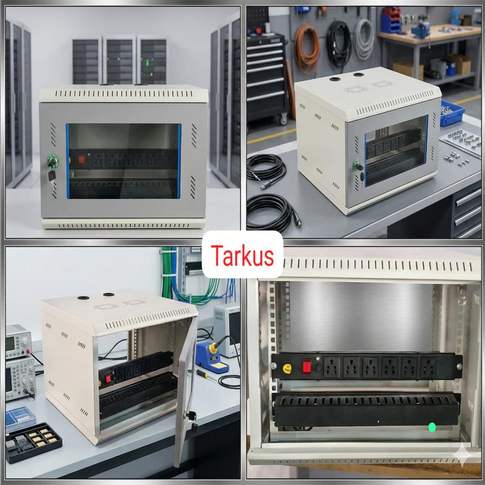 6u Wall Mount Network Rack - Max Load: 70 Kilograms (Kg)