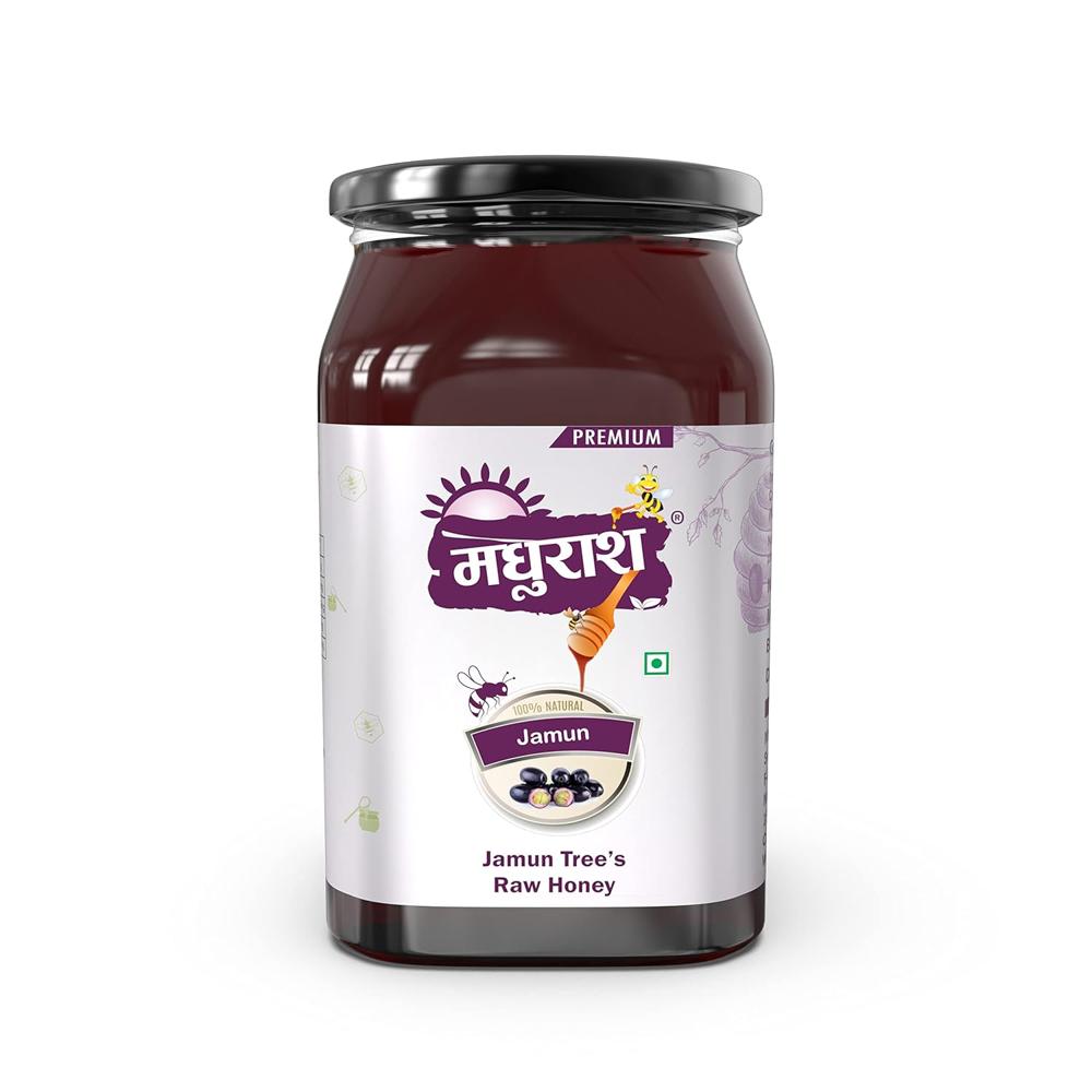 Raw Honey Van Madhu Jar