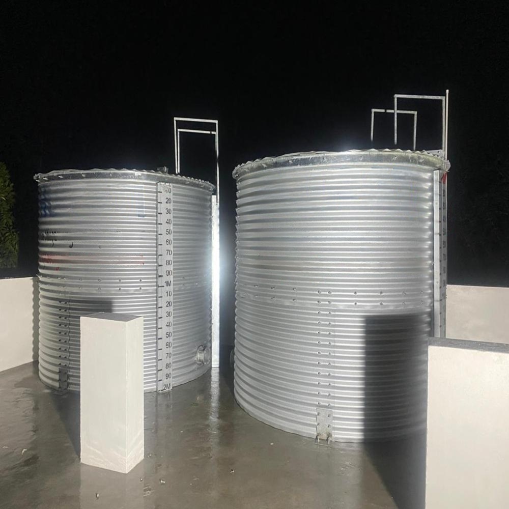 5000 Ltr. Zincalume Overhead Water Tank - Color: As Per Requirement Grade