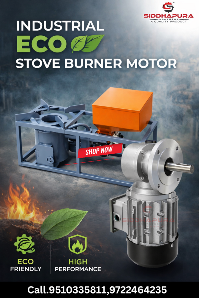 Industrial Stove Burner Motor