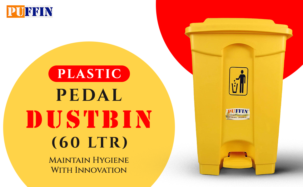 Plastic Dustbin - Color: Multi Color