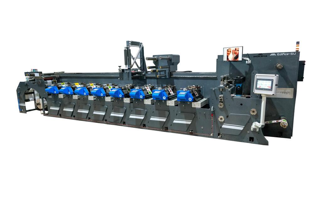 8 colour flexo printing machine