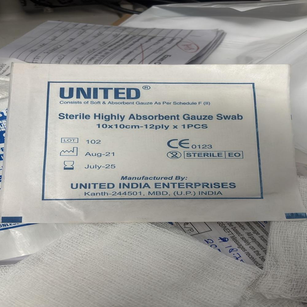 Sterile Gauze Swab