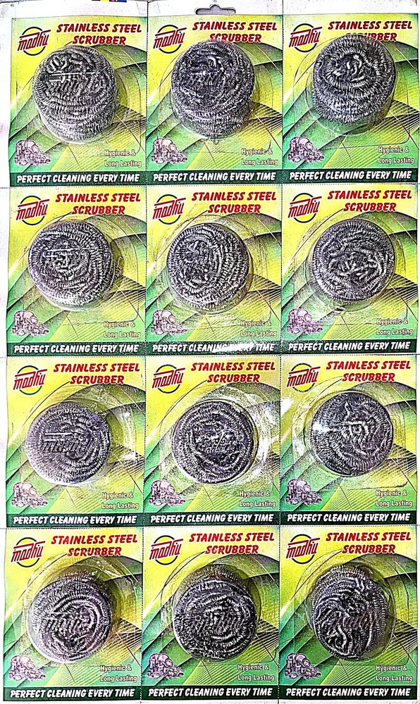 Scrub Pad with Steel Scrub