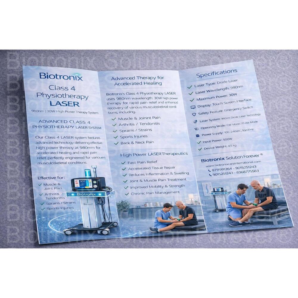 High Intensity Class 4 Laser Therapy Equipment for Pain Clinics