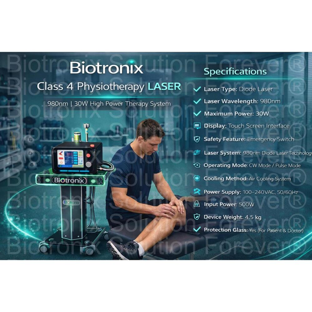 Class IV Laser Therapy Device for Physiotherapy and Rehabilitation