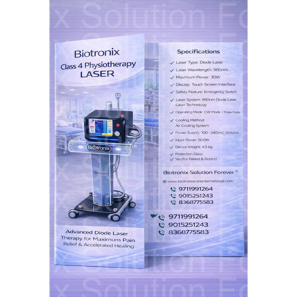 Class IV Laser Therapy Device for Physiotherapy and Rehabilitation