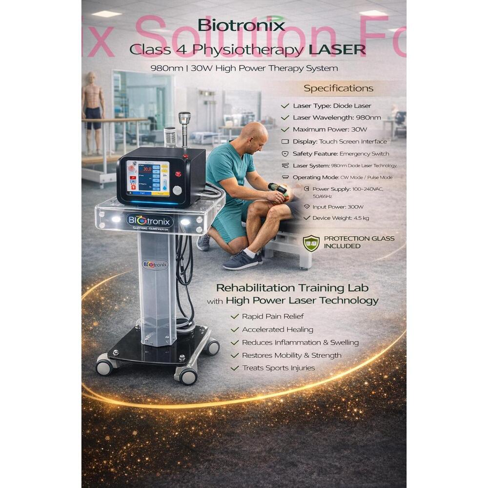 Class 4 Laser Therapy System for Orthopedic Rehabilitation