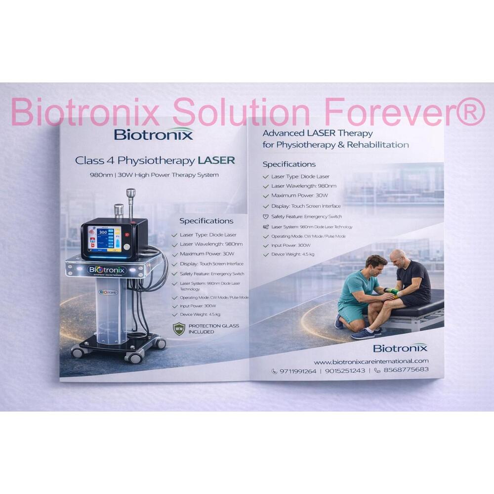 High Intensity Class 4 Laser Physiotherapy Device for Pain Management
