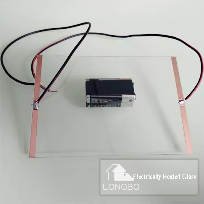 Electrically Heated Glass for Building  Anti Condensation and Anti Fog