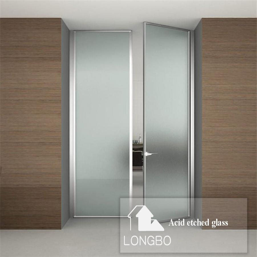 3mm-12mm  Acid Etched Glass Bathroom Glass  Art Glass