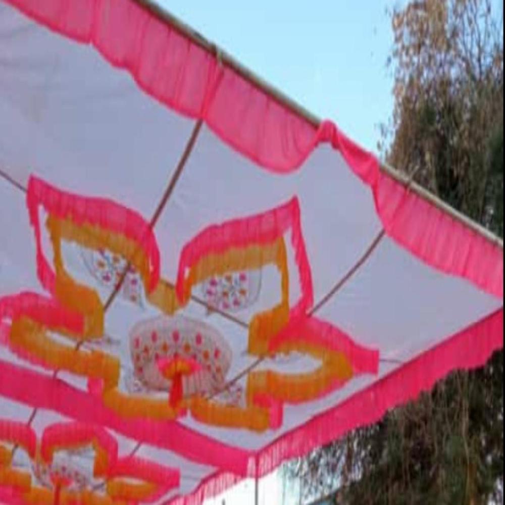 Tent ceiling draping for weddings