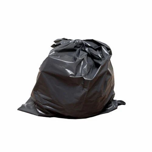 Black Garbage Bag - Durable Pp Material, Customized Sizes Available, Flexiloop Handle, Embossed Surface For Strength, Various Colors
