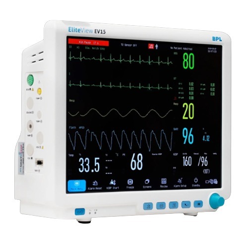 BPL Medical Technologies EliteView EV15 Patient Monitor With ECG