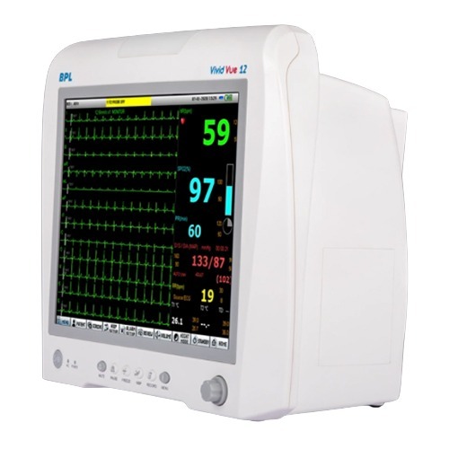 BPL Medical Technologies Vivid Vue 8 Patient Monitor With ECG