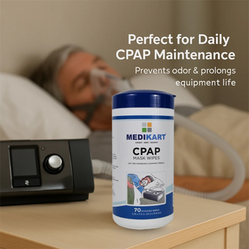 Medikart CPAP-BIPAP Mask Wipes 70 Unscented