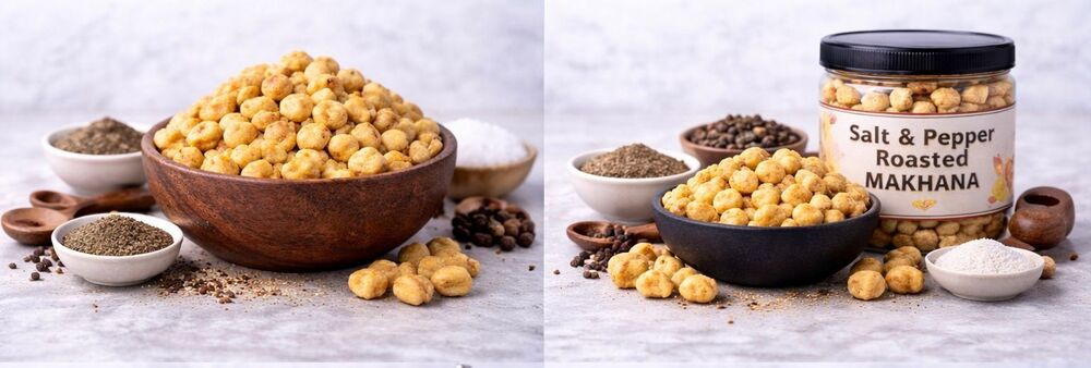 Salt And Pepper Makhana