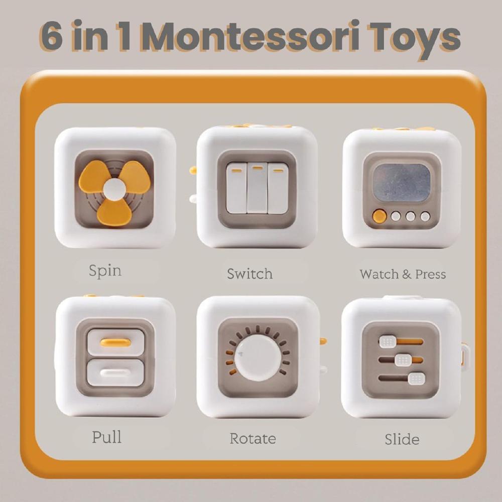 6 in 1 Activity Cube for Toddlers