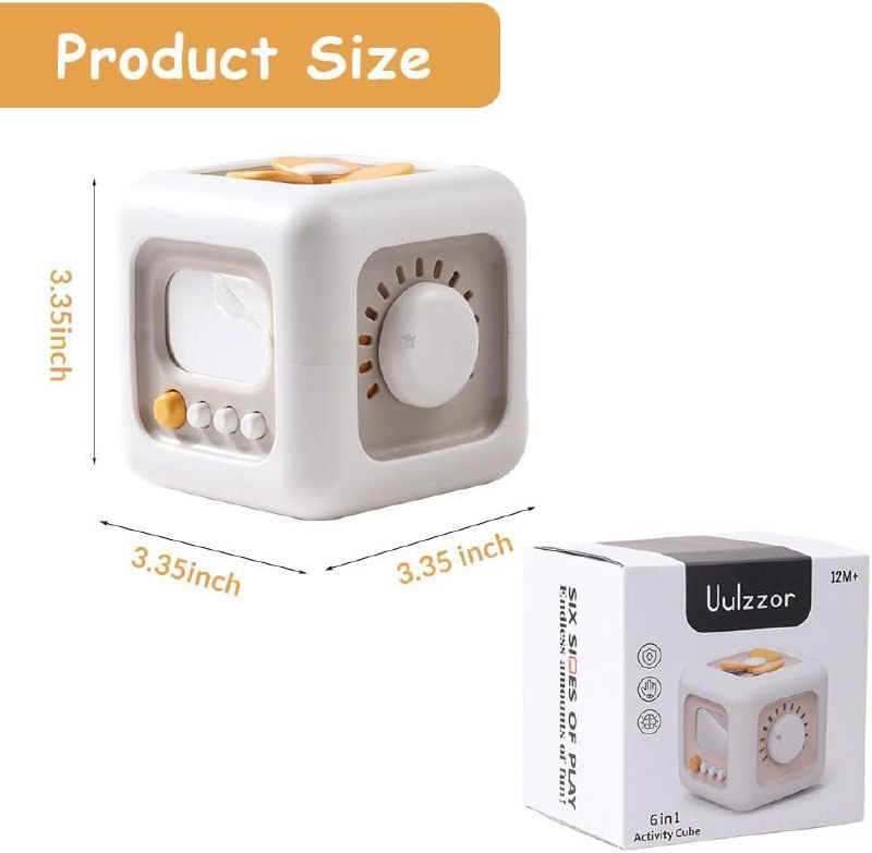 6 in 1 Activity Cube for Toddlers