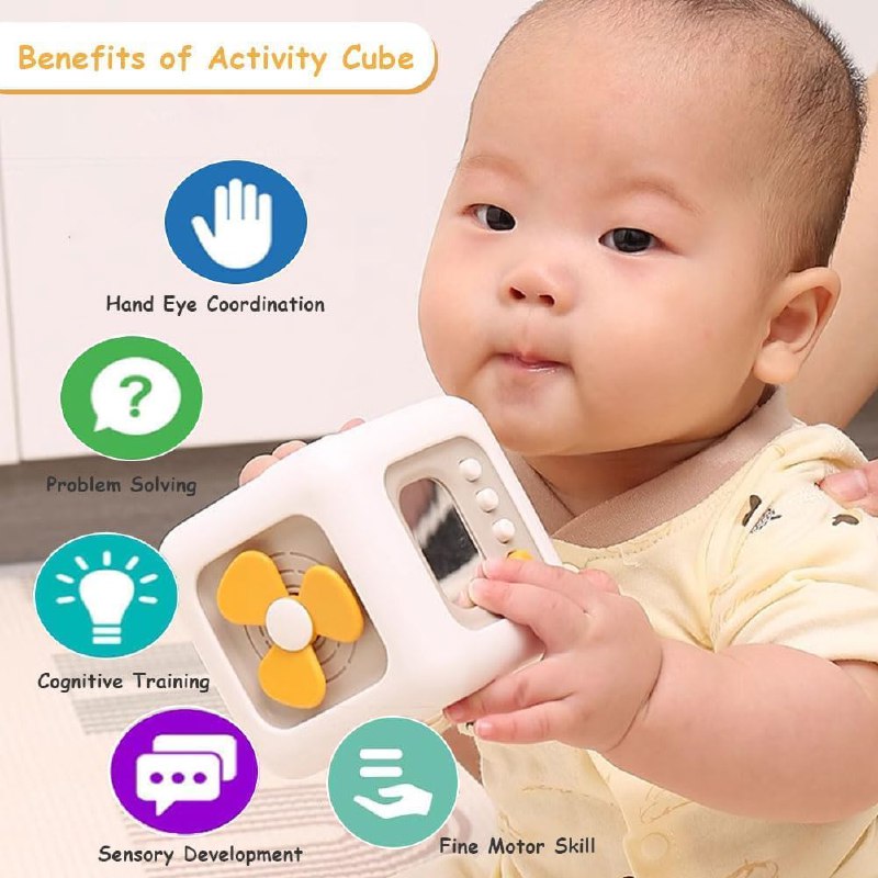 6 in 1 Activity Cube for Toddlers