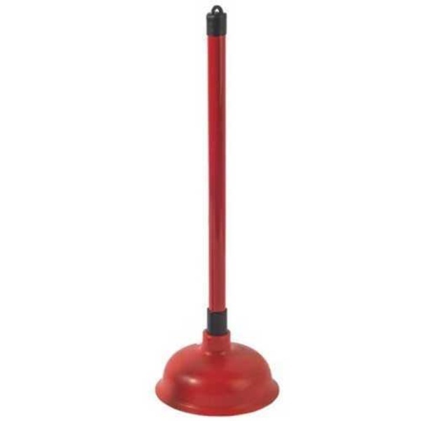 Toilet Pusher - Plastic Material | Red Color, High Quality For Cleaning And Household Use