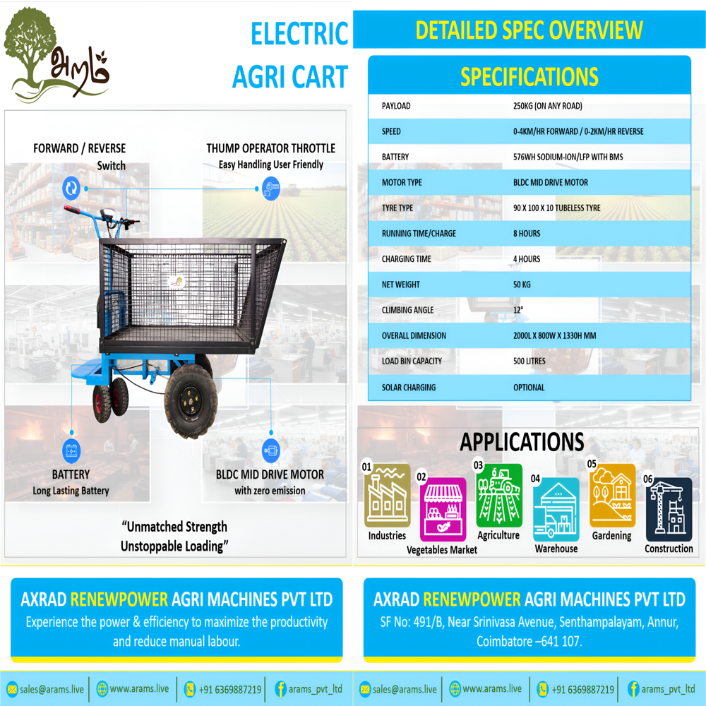 Electric Agri Cart