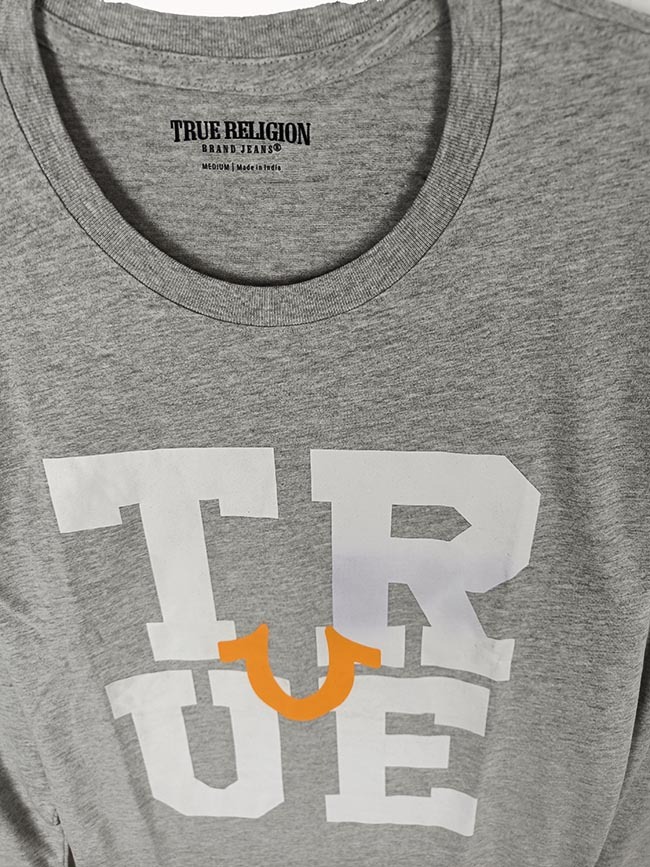 M11564 TRUE RELIGION Mens Long Sleeve Printed T-Shirt