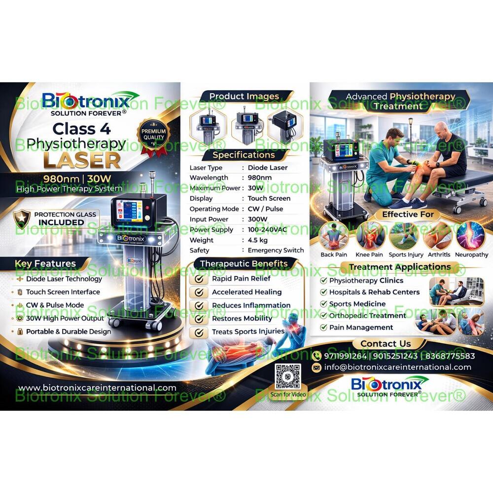 Class IV Laser Therapy Machine for Physiotherapy Treatment