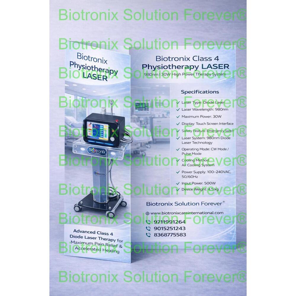 Class IV Laser Therapy Device for Muscle Pain Rehabilitation